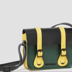 Dr. Martens 7in satchel black green yellow LTD ED